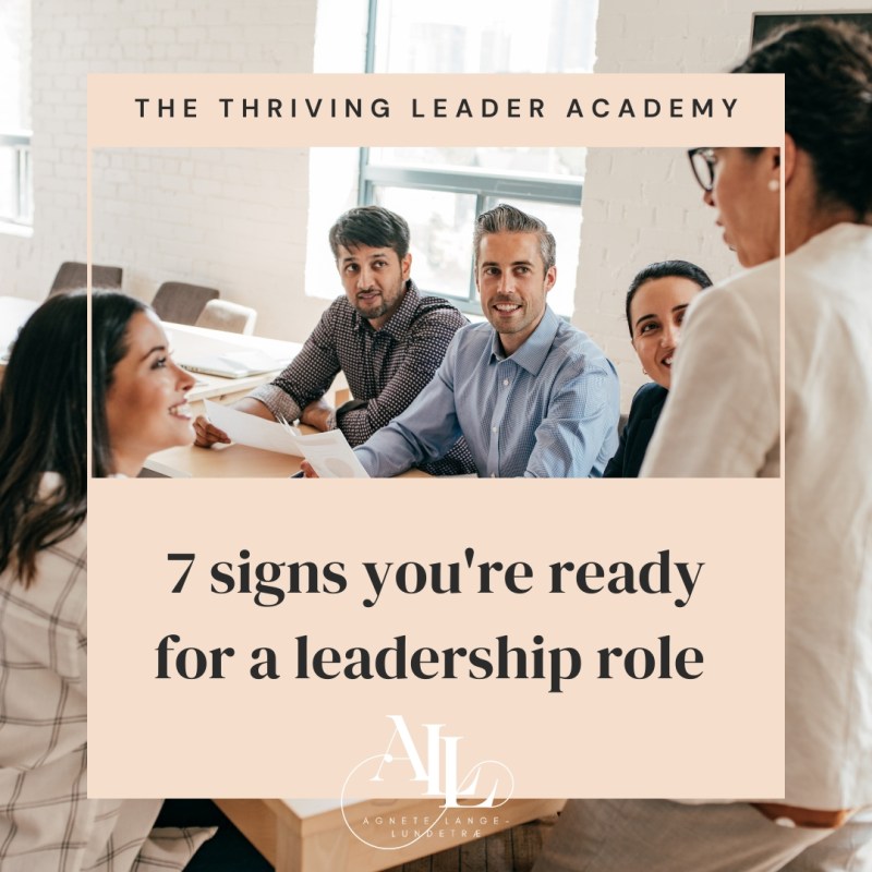 7 signs you’re ready for a leadership role (even if you don’t feel&nbsp;it)